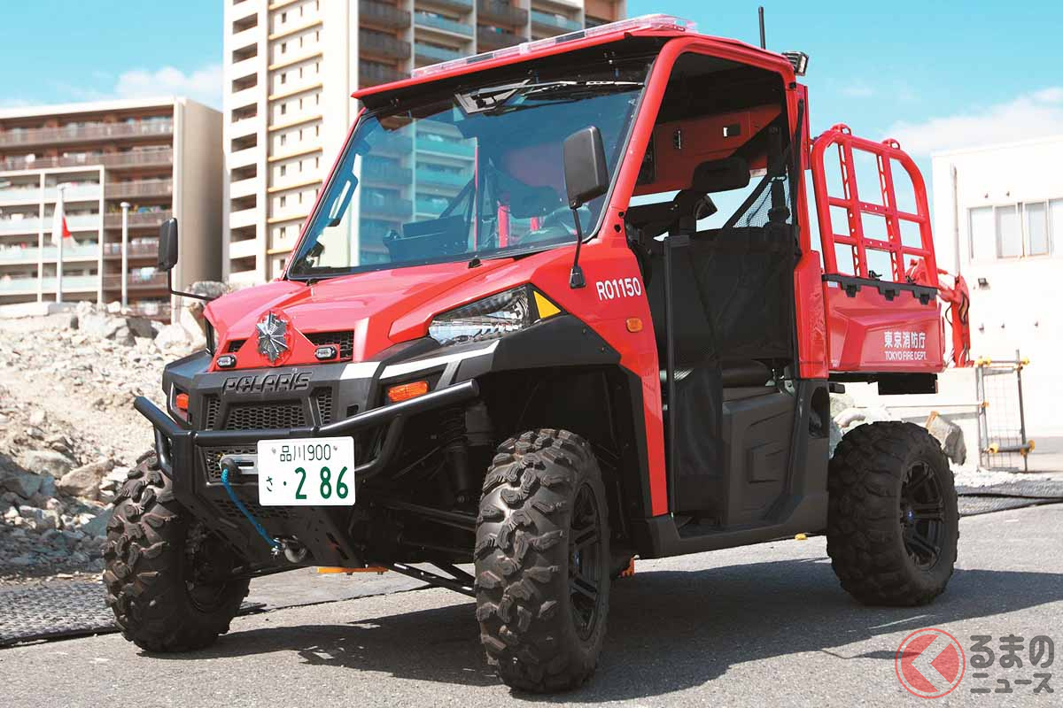 全地形活動車(画像:東京国際消防防災展2023事務局)