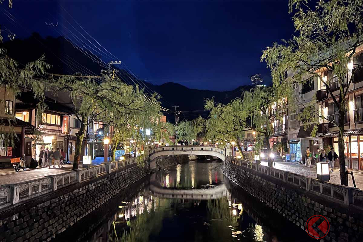 外湯めぐりで知られる城崎温泉(画像:写真AC)