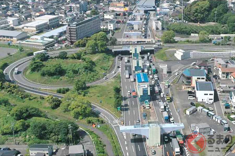 工事が進む国道1号静清バイパス「清水立体」事業。東名清水IC付近で2023年5月撮影(画像:国土交通省中部地方整備局静岡国道事務所)