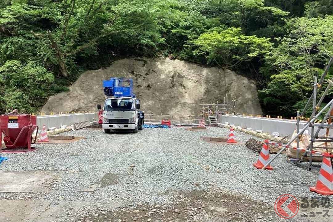 建設が進む国道47号高屋道路の有田沢橋(画像:国土交通省東北地方整備局山形河川国道事務所)