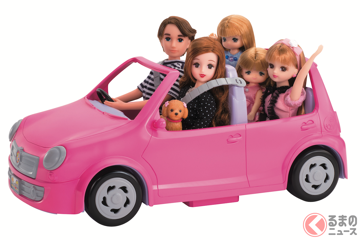 実際の車が参考になった? 「かぞくでおでかけ リカちゃん ファミリーカー」