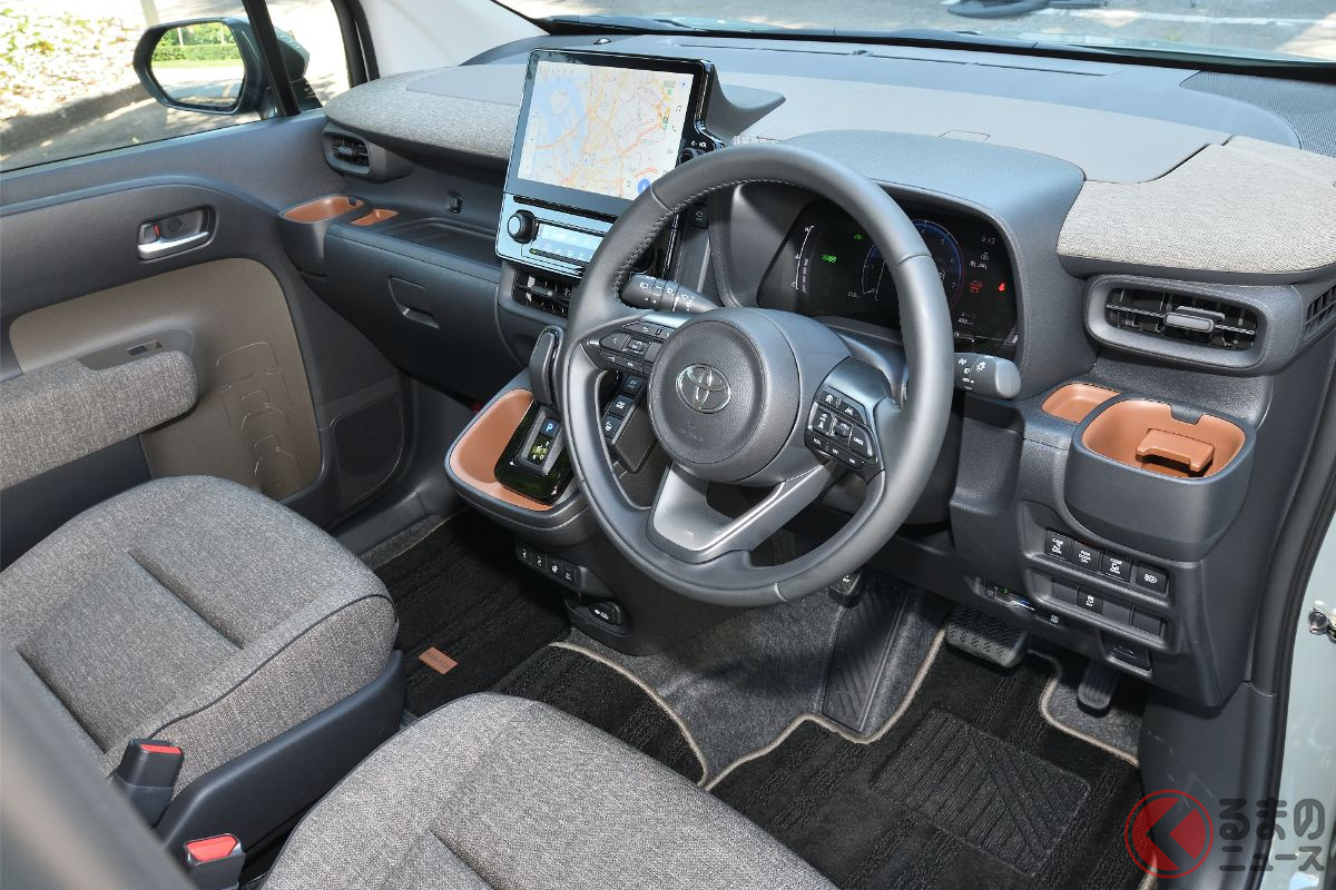 新型「シエンタ」はプライベート空間としても優れている