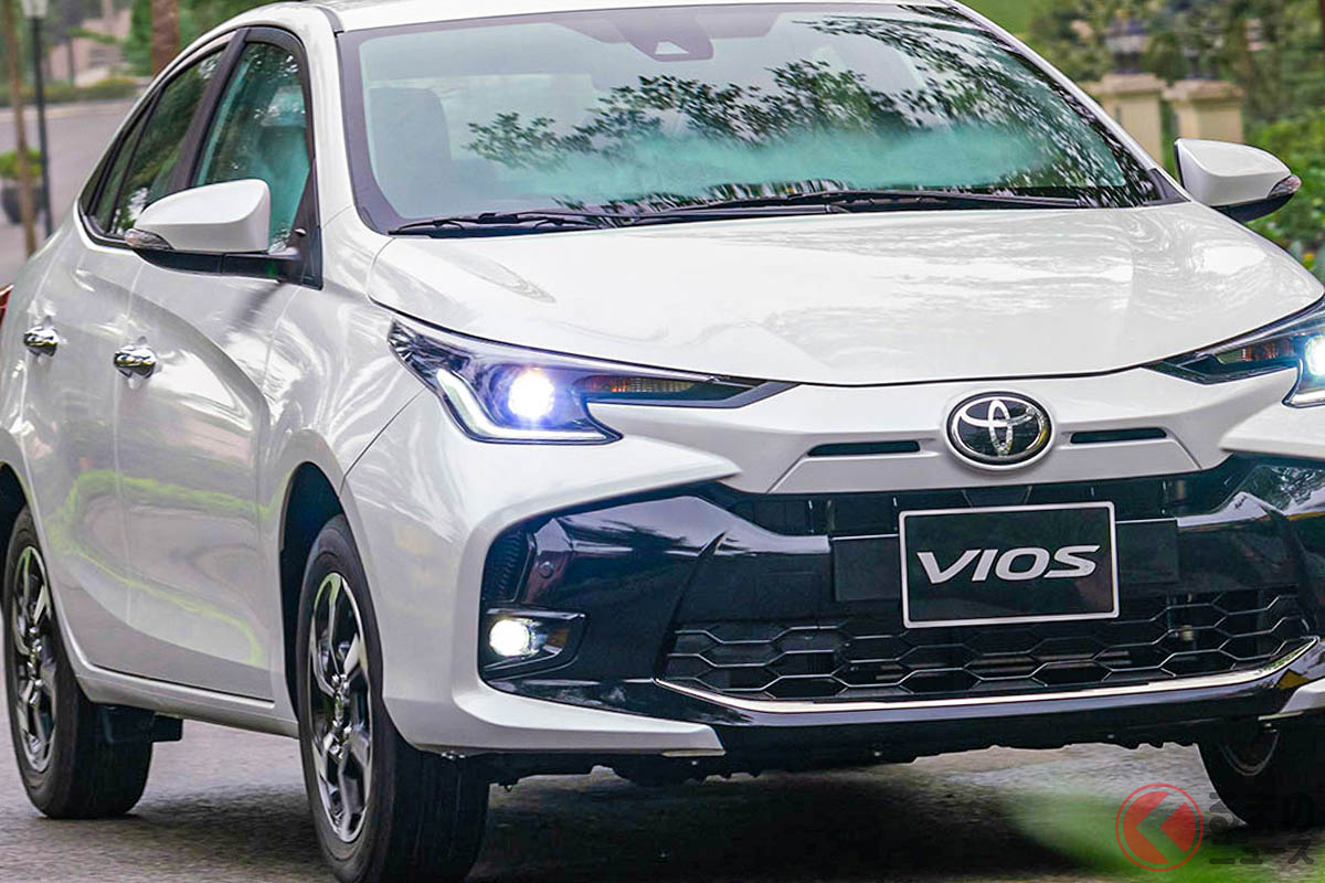 めちゃ迫力顔! トヨタ新型「ヴィオス」(ベトナム仕様)