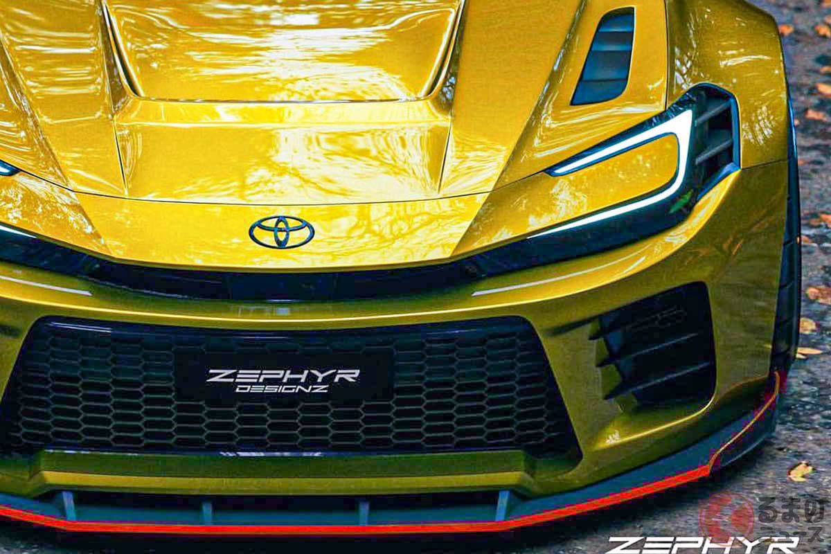 トヨタ新型「プリウス」をワイドボディ化したカスタムのレンダリング(Photo:zephyr_designz)