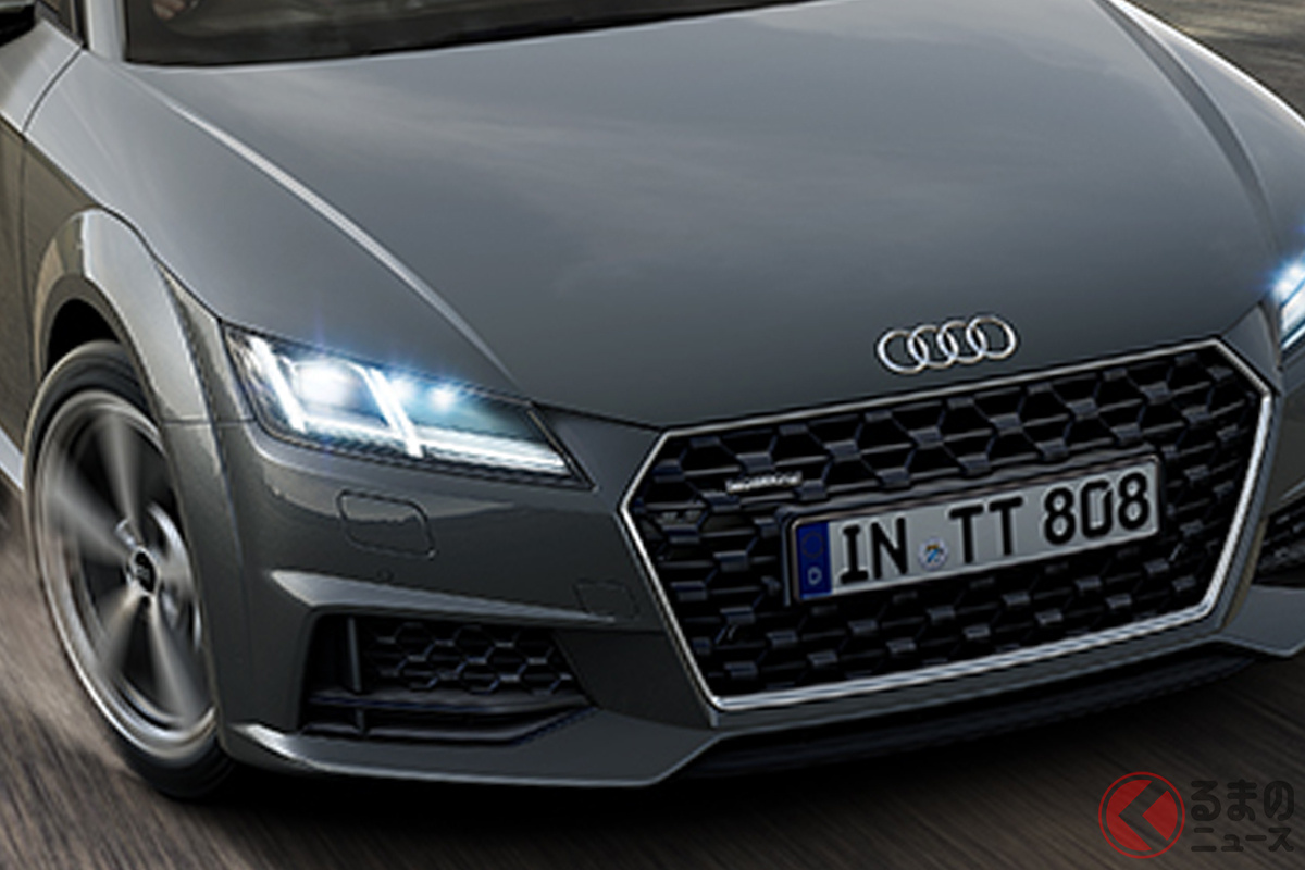 ハリセンボン春菜さんが愛車とするアウディ「TTロードスター」(写真は同型のモデルで実際の車両とは異なる)