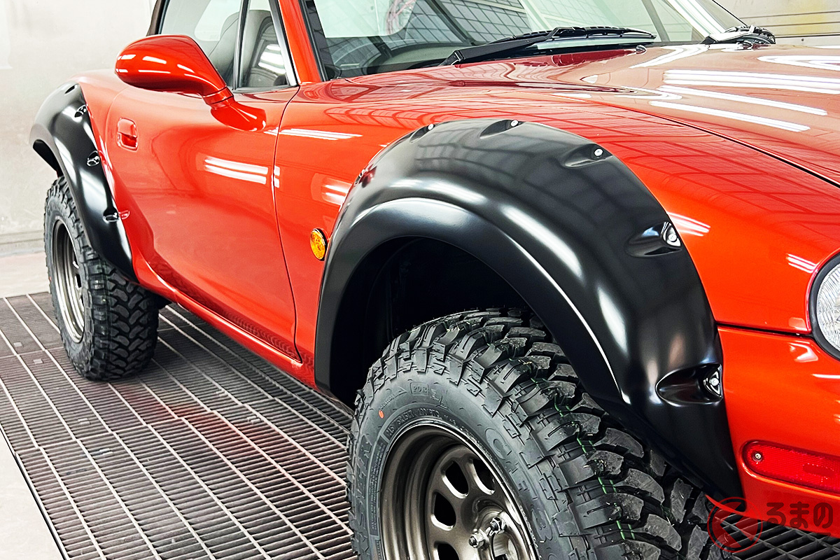 3インチリフトアップキットを搭載した「オフロードスター」(画像提供:平出自動車鈑金)