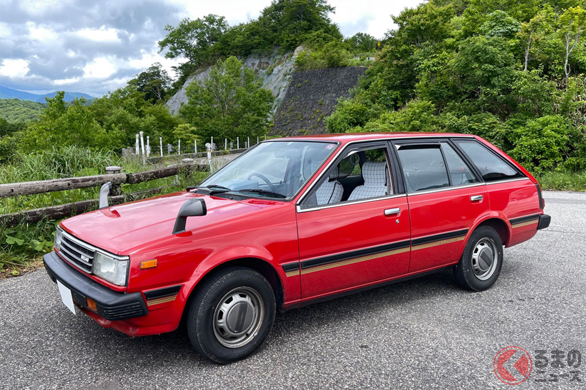 筆者(遠藤イヅル)が購入した初のフェンダーミラー車、日産「サニーカリフォルニア」(1985年式)
