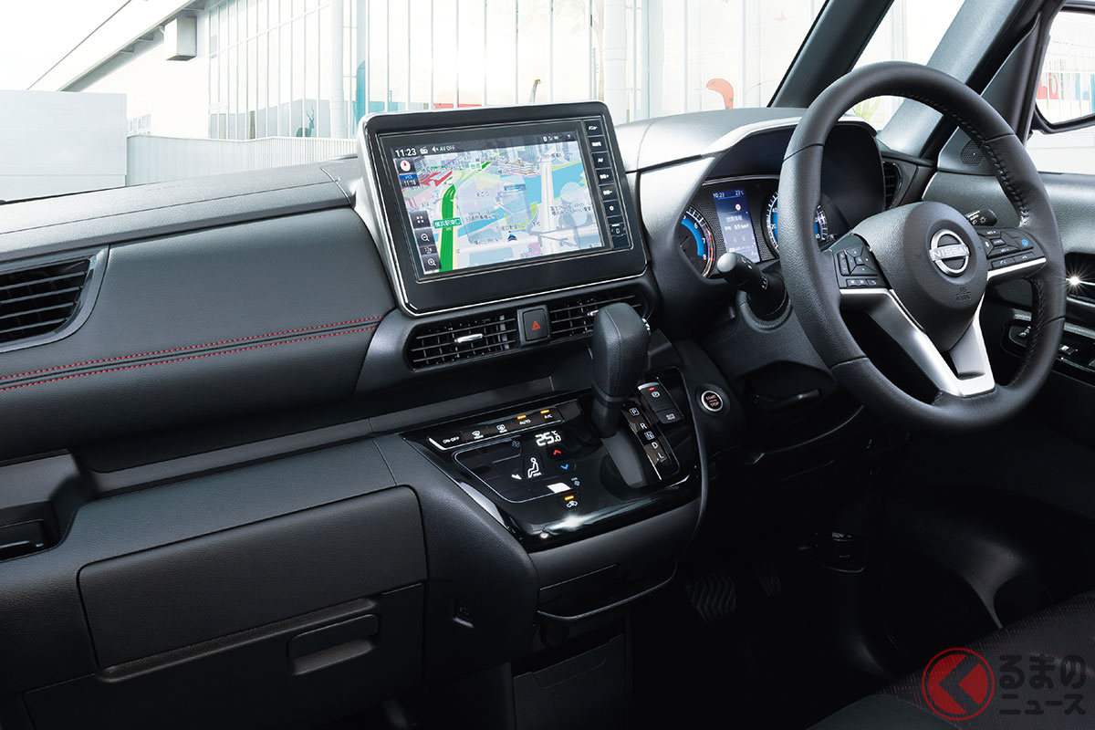 高級感漂う日産新型「ルークス」のインテリア