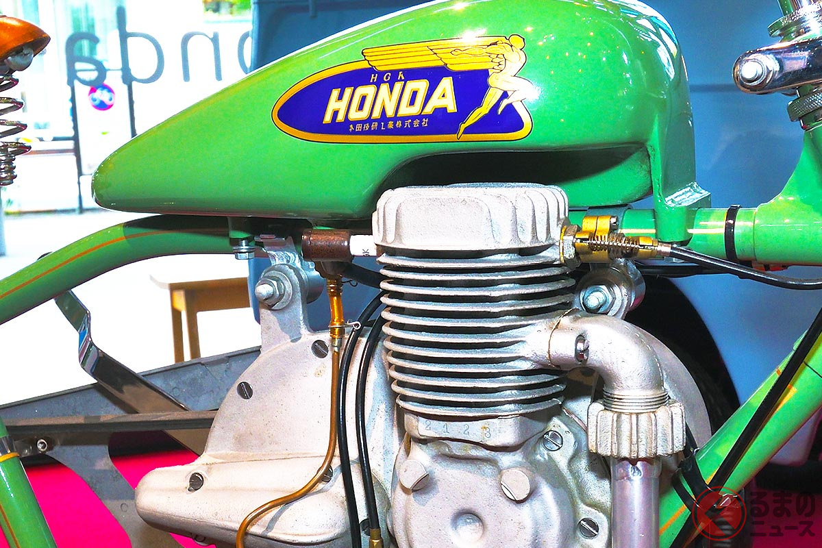 「ホンダA型」は現在まで続くホンダ伝統の「ウイングマーク」の発祥