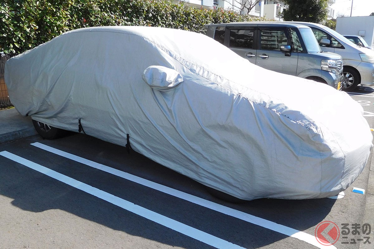 最近減った? ボディカバーをかけたクルマ