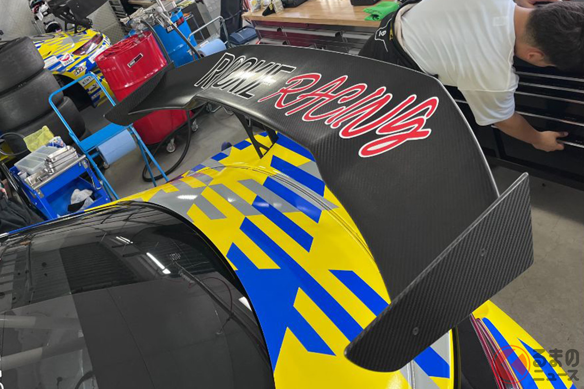 GR86 CNFコンセプトではリアウイングが改良された…将来的には市販化も検討している