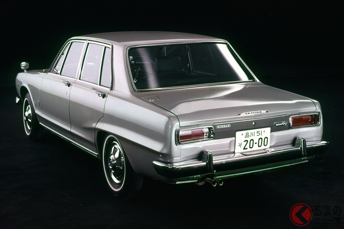 日産「スカイライン」(3代目・C10型)の初期モデル