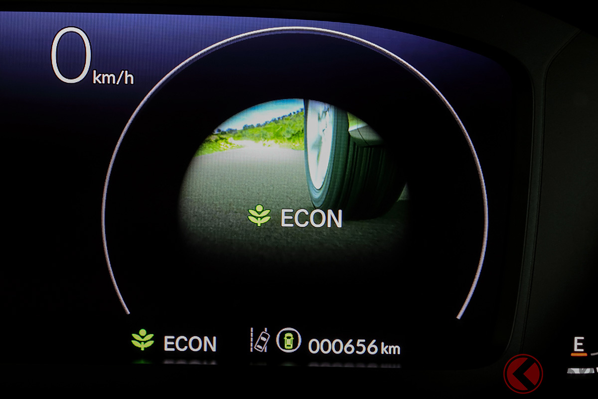 最近のホンダ車ではドライブモードで「ECONモード」が選べるものも