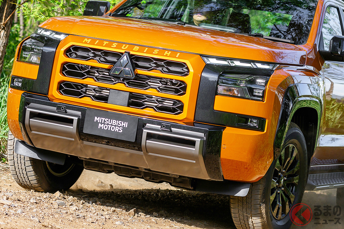 精悍マスクが「凛々しすぎ!」 7月26日に9年ぶりのフルモデルチェンジを実施した三菱 新型「トライトン」