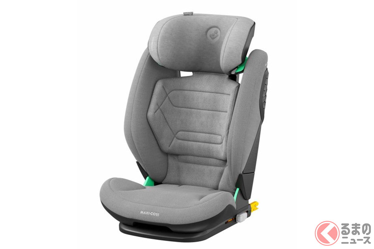 身長125cmを超えるまでは必ず、背もたれ付のジュニアシートを使用(写真はマキシコシ ロディフィックス プロ2 アイサイズ 100-150cm対応)