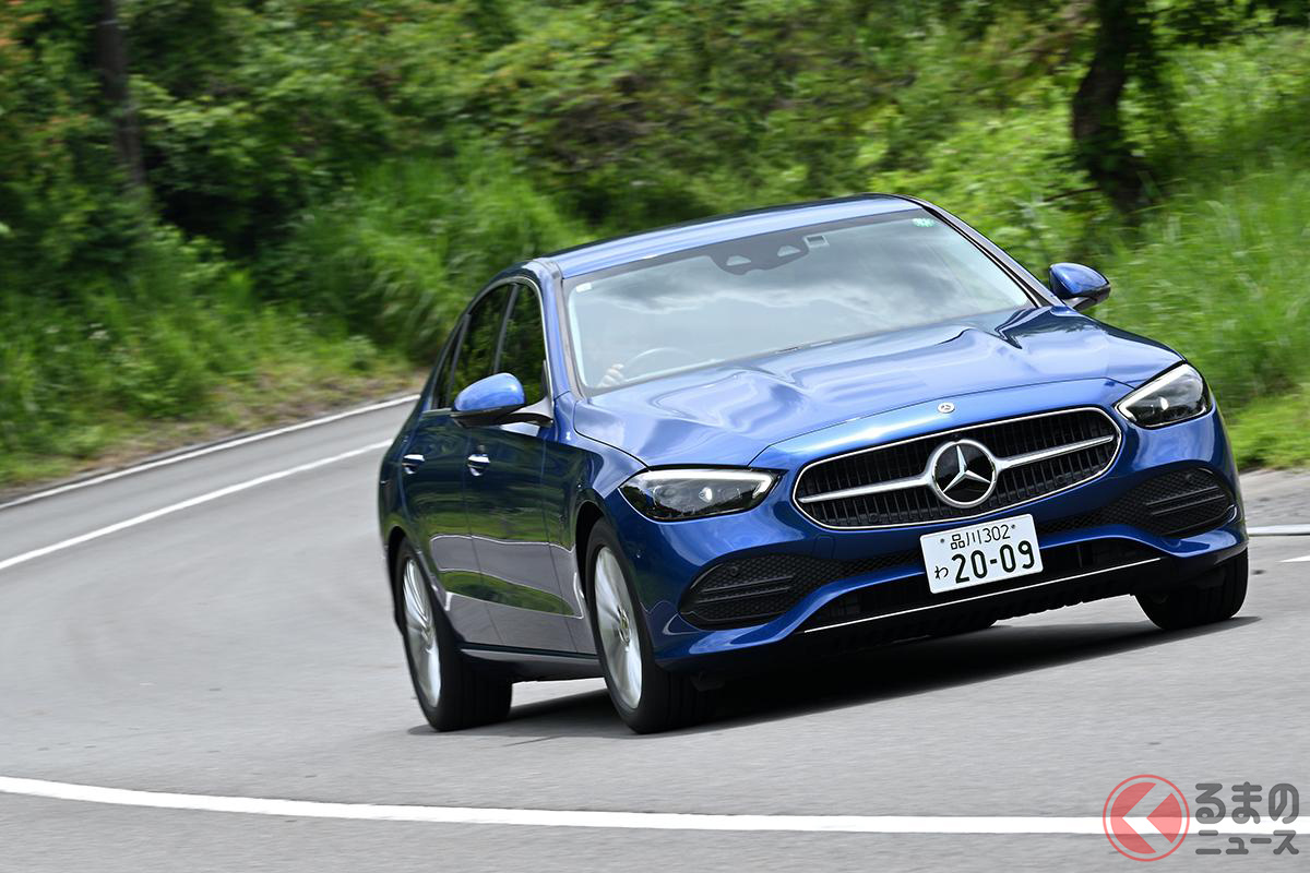 メルセデス・ベンツ「C200d」で一般道走行。イーグル F1 アシメトリック 6は快適性能も高い