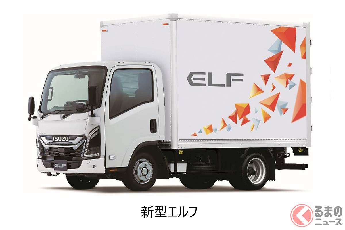 いすゞの新型エルフに日立Astemo製の広角ステレオカメラが採用された