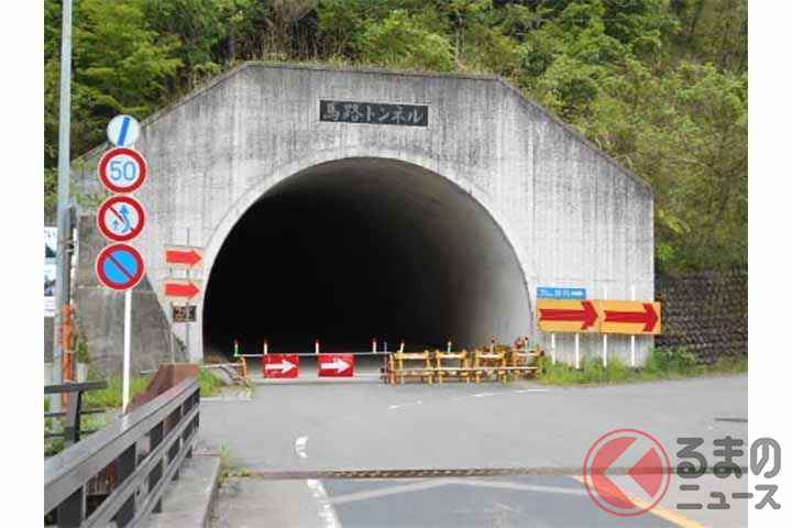 国道362号「本川根～静岡バイパス」の馬路トンネル（画像：静岡県）