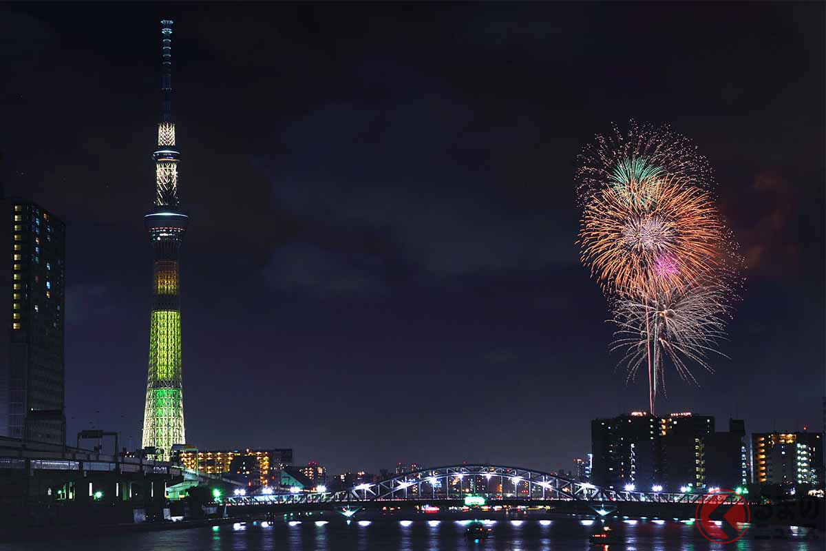 隅田川花火大会のイメージ(画像:写真AC)