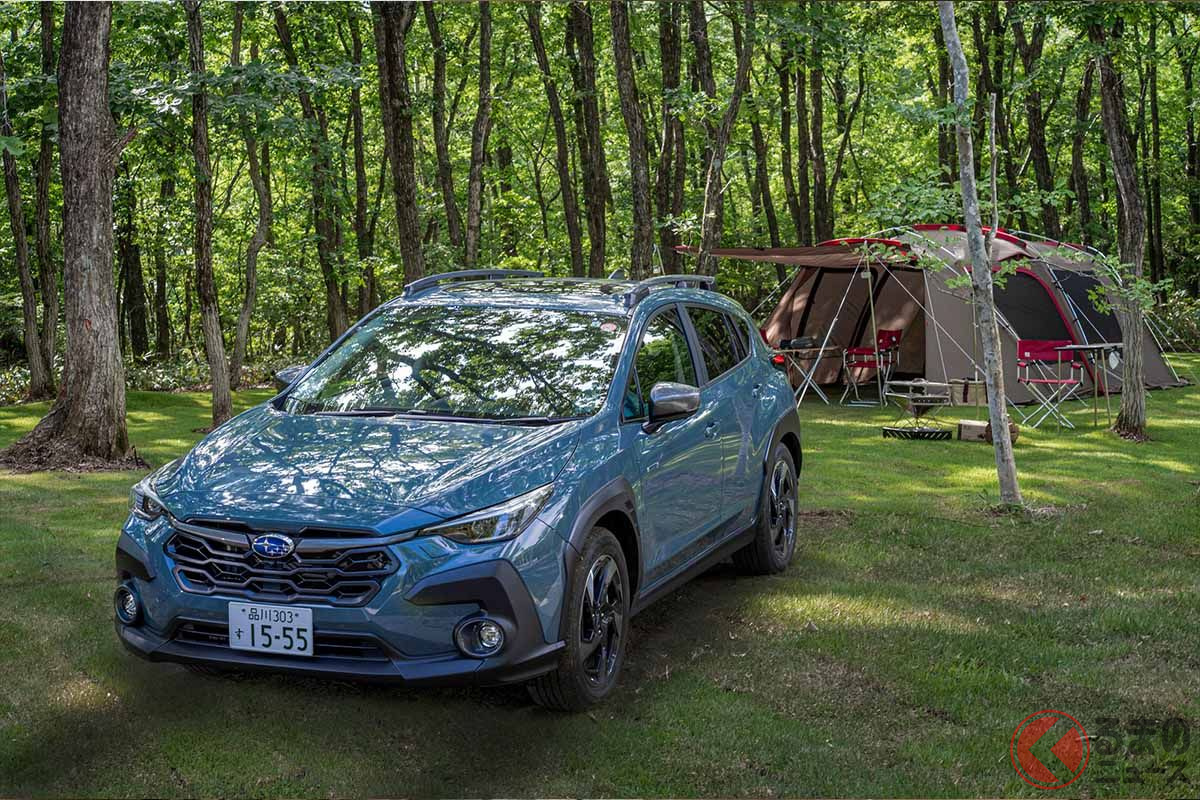 手ぶらキャンプを楽しむ! スバルのコンパクトSUV「クロストレック」で行ってみた!(撮影:下城英悟)