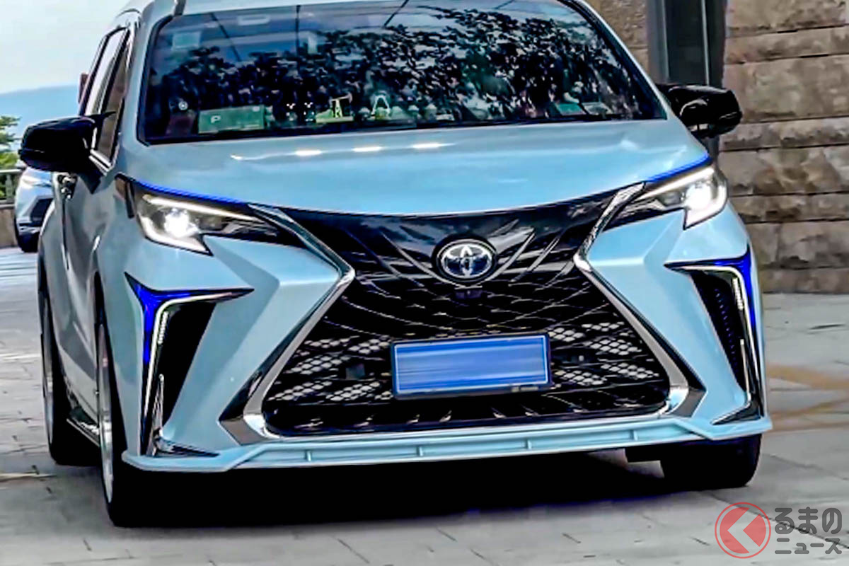 トヨタ最大級ミニバン「シエナ」のカスタムモデル