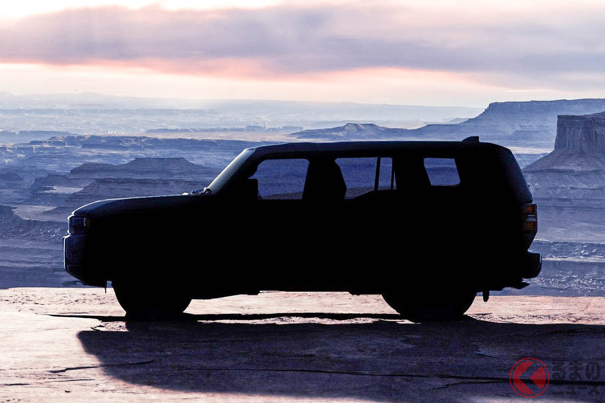 トヨタ次期型「ランドクルーザープラド」か? トヨタの米国法人が公開したティザー画像