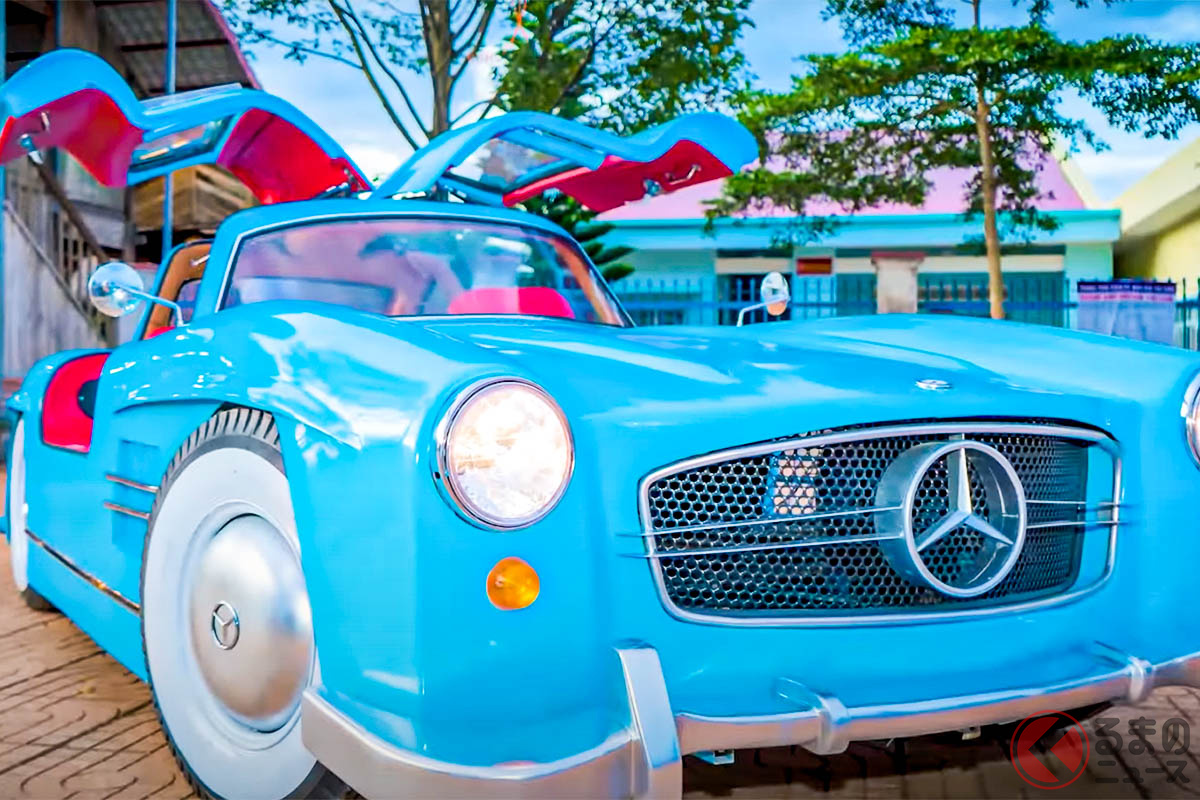 King OF Craftsがメルセデス・ベンツ「300SL」を再現した「DIYクラシックカー」(Photo:King OF Crafts)