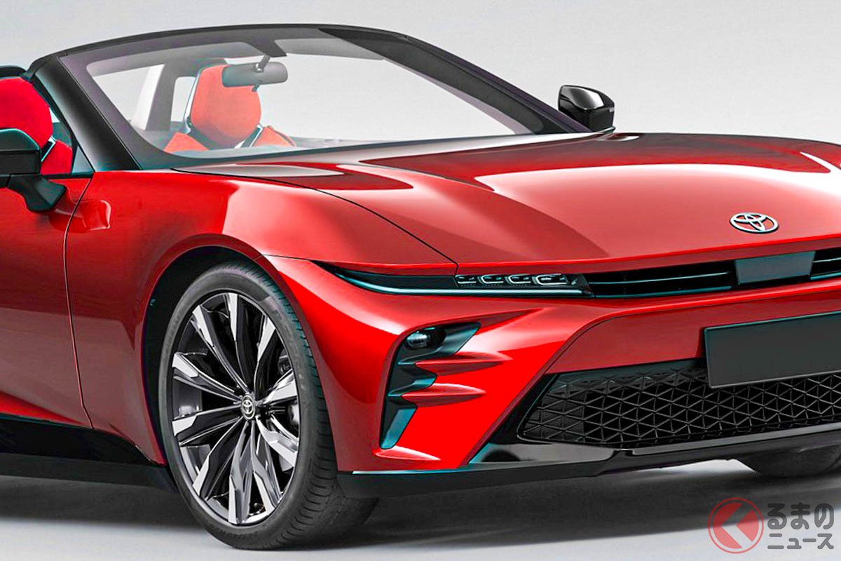 Theo throttle氏が作成したまさに「クラウンスポーツ”カブリオレ”」なCG(photo:Theo throttle)