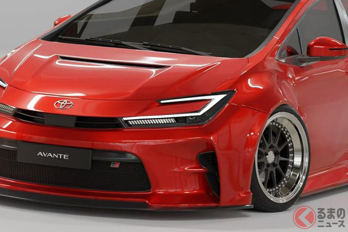 86顔!? トヨタ新型「プリウス」のカスタムレンダリング(Photo:AVANTE DESIGN)
