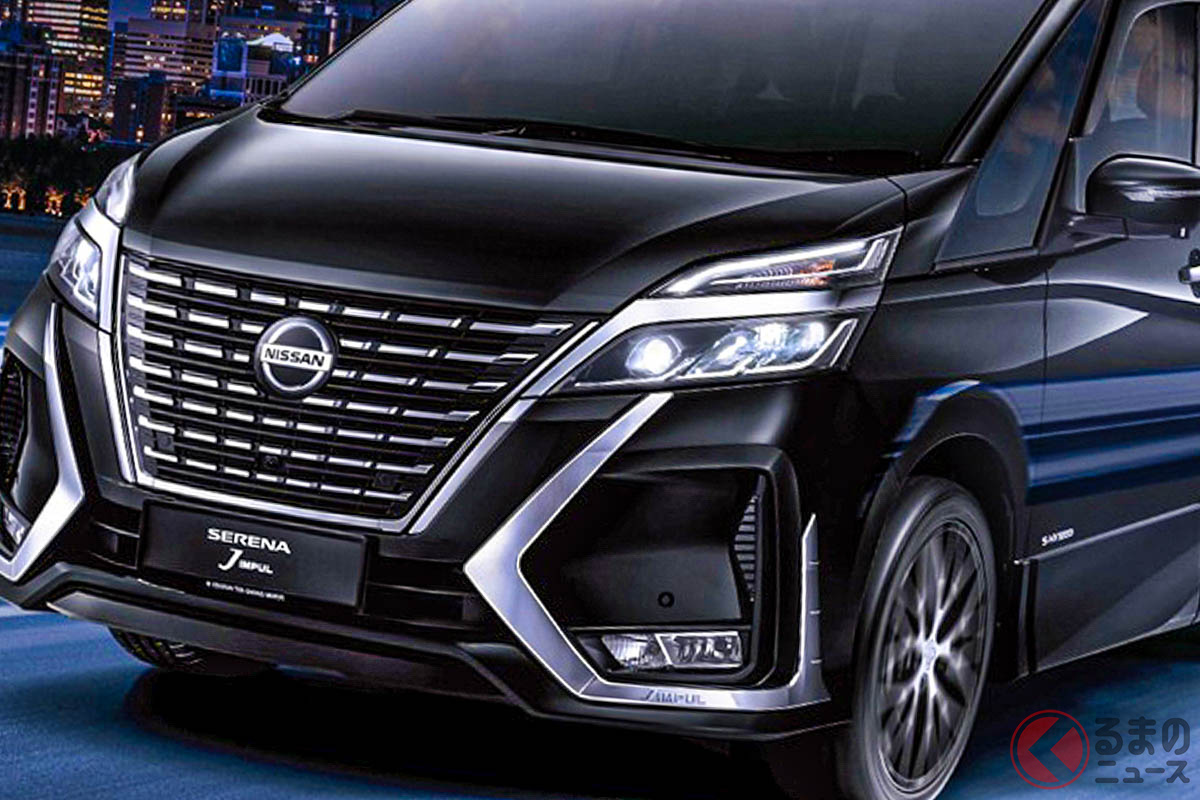 赤内装がカッコイイ! 日産新型「セレナ J IMPUL」