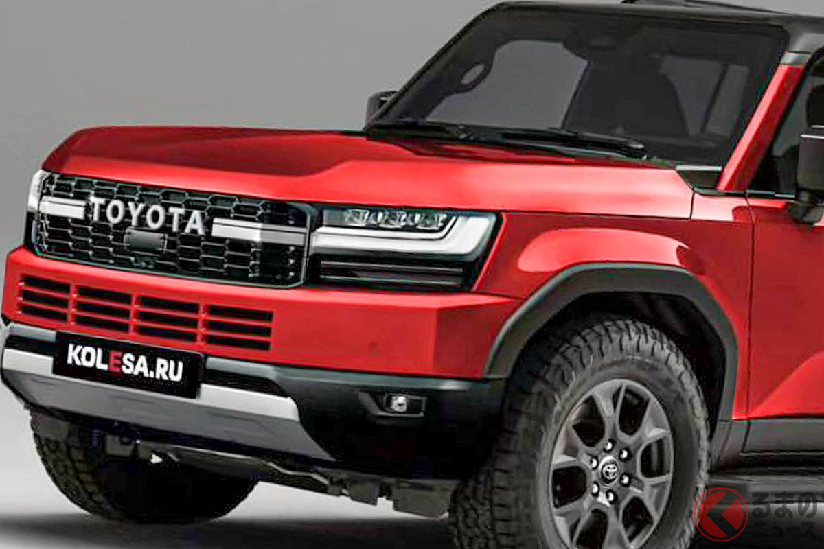 トヨタ次期型「ランドクルーザープラド」の予想CG(Photo:kelsonik)