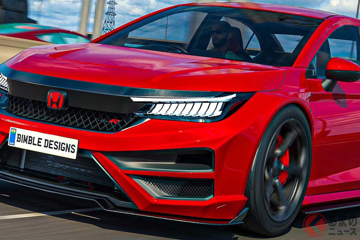 ホンダ新型「シティ」にタイプR仕様!?(Photo:bimbledesigns)