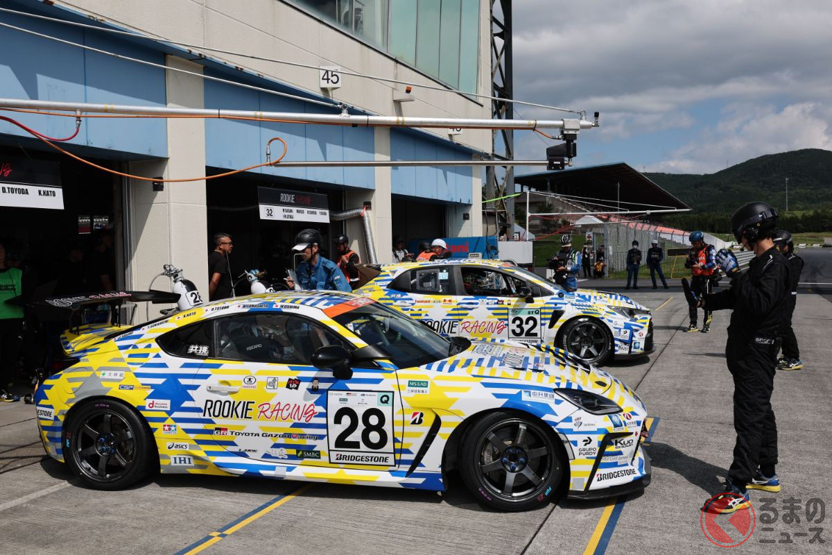 練習走行や予選ではトラブルに見舞われたGR86 CNFコンセプト