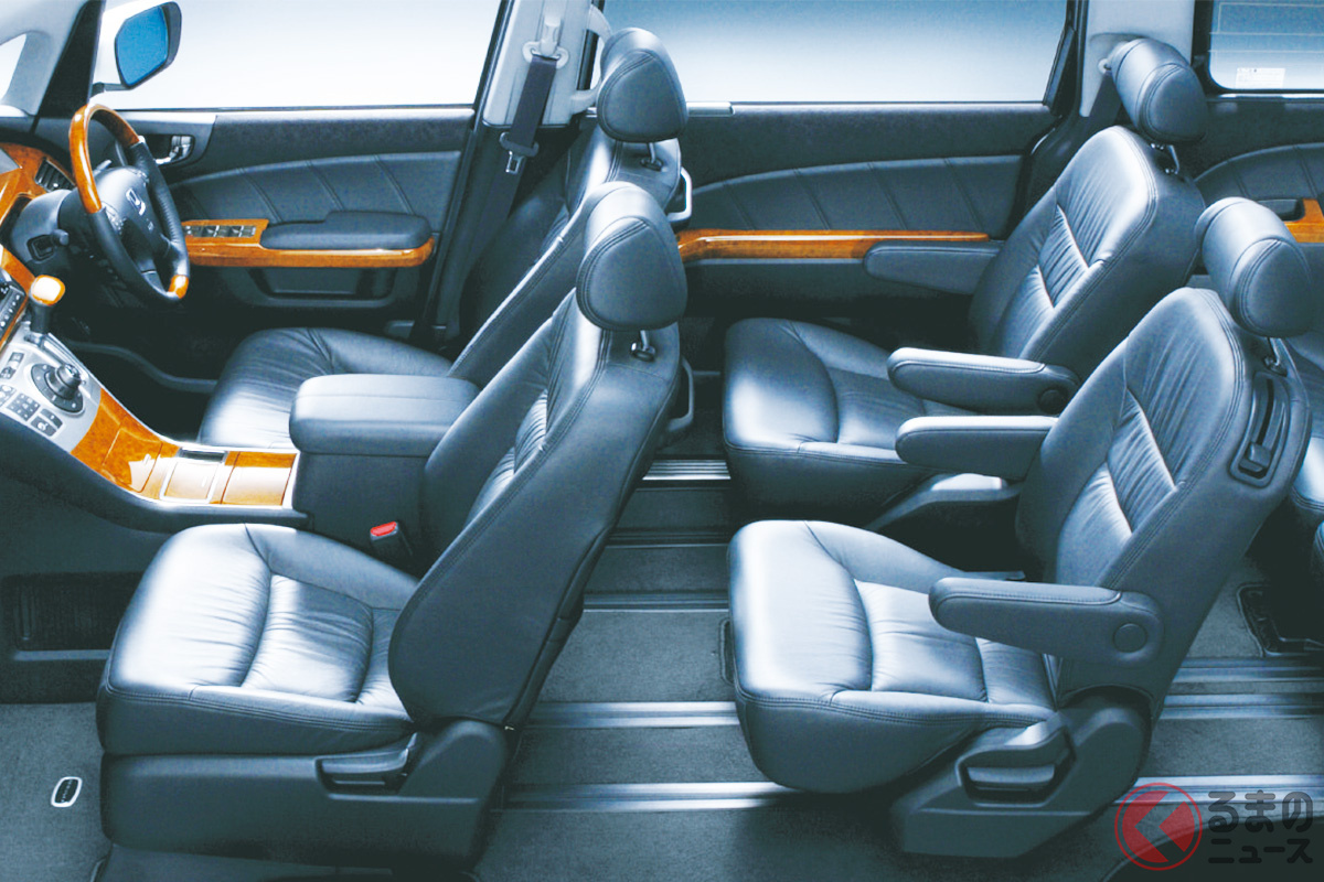 ホンダ「エリシオン」に2006年追加された最上級仕様「エリシオン プレステージ」の内装