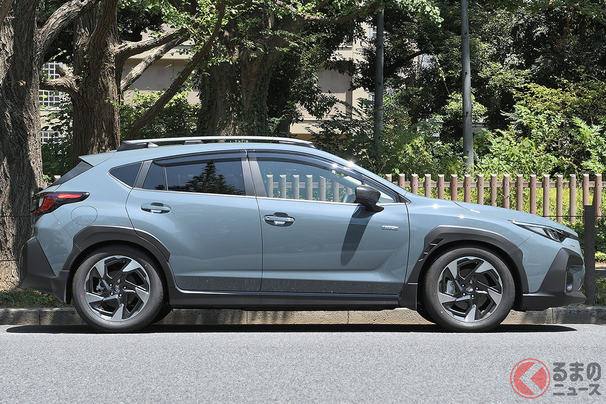ローダウンした新型「クロストレック」