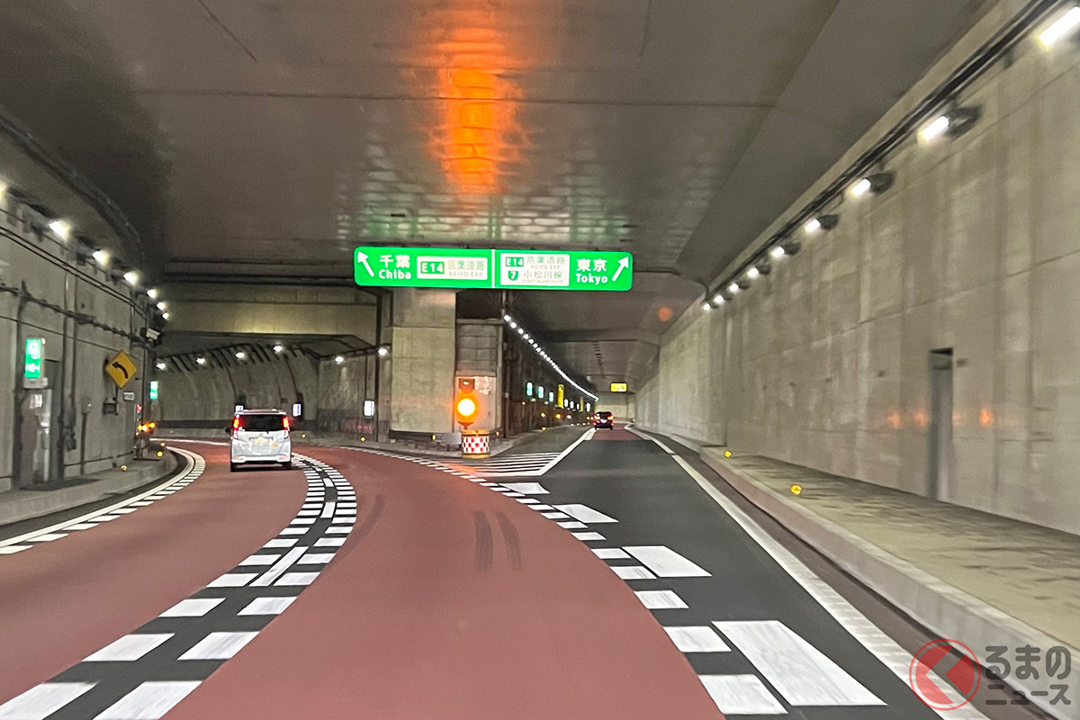 分岐の存在をいち早く知らせるブリンカーライト