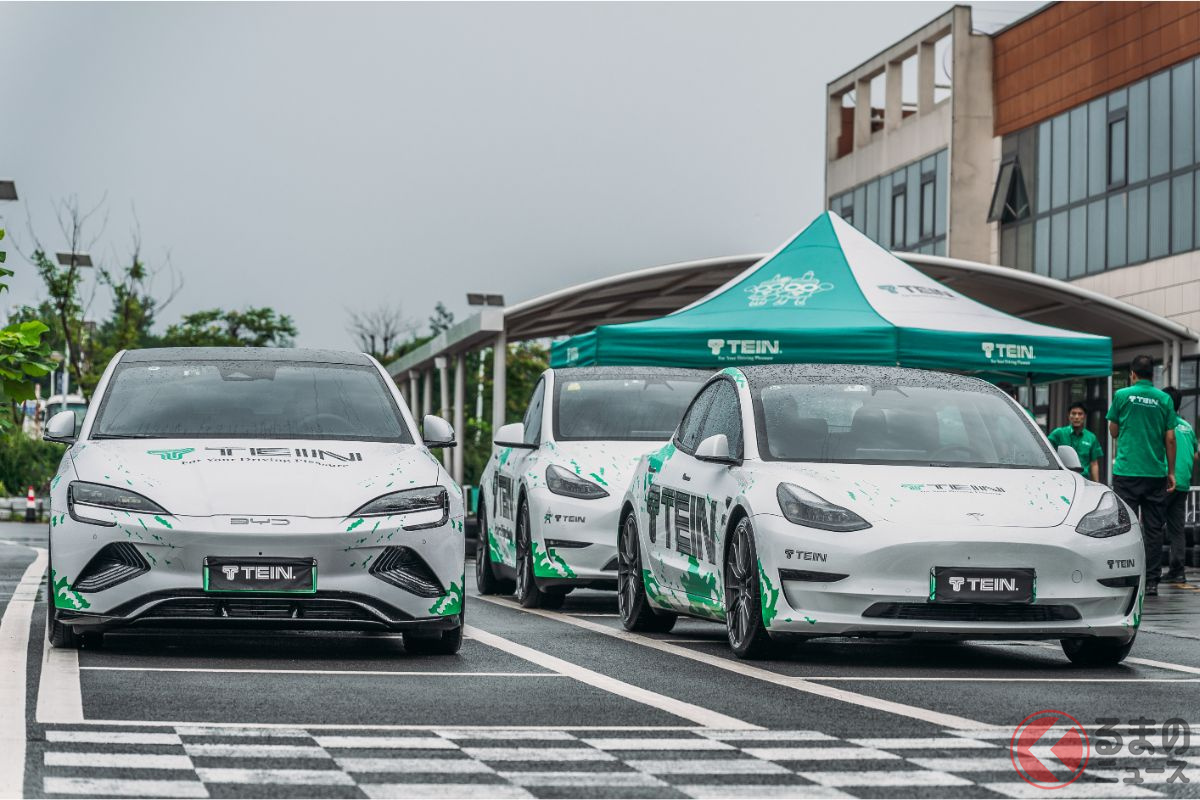 人気のBEVを集めた試乗会が行われた