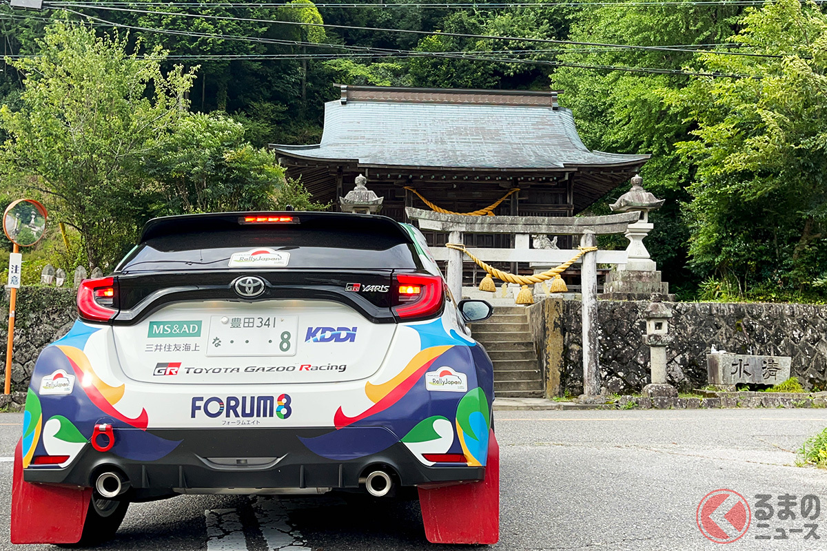 ラリージャパンの名物ともなった三河湖SSの「神ジャンクション」