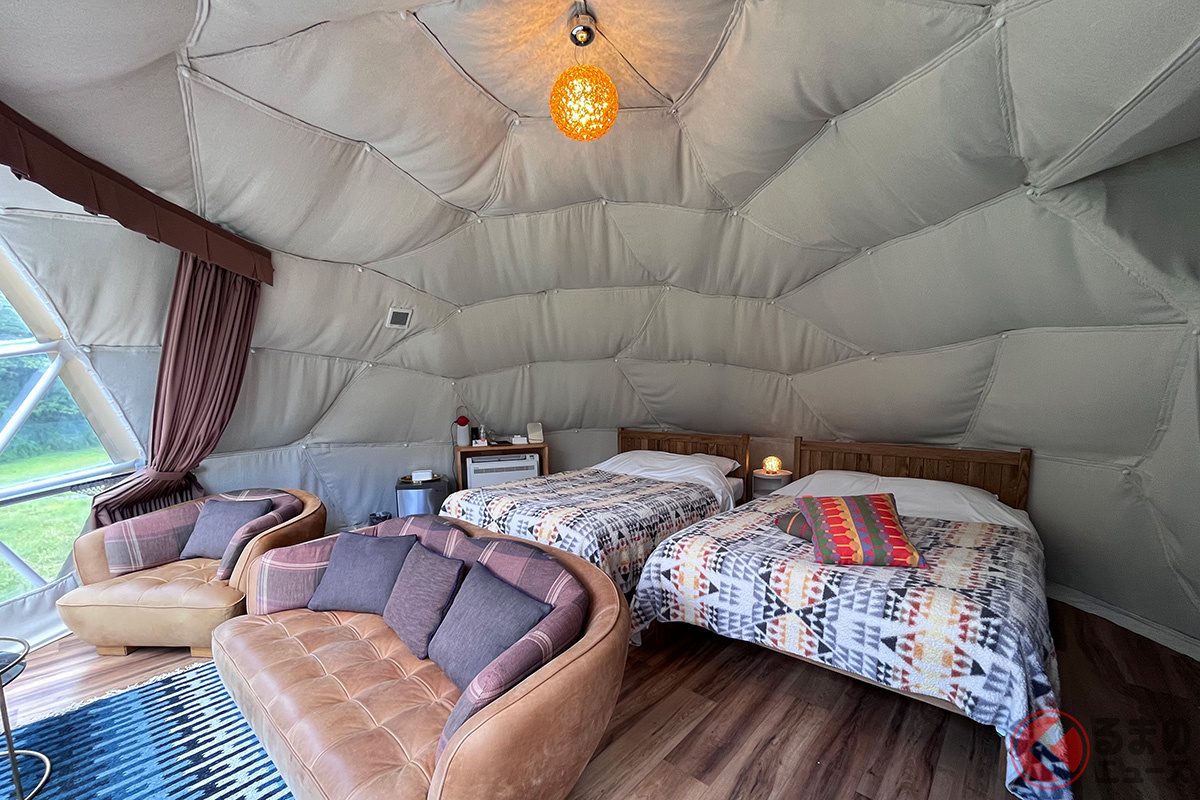 「根の上アウトドアパーク恵那 保古グランピング」ではグランピングを楽しみながらラリージャパンを観戦出来る!?