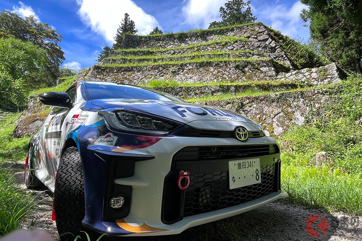 おんな城主「おつや」が居たことでも有名な「岩村城」の六段壁(画像は特別な許可を得て撮影しています)