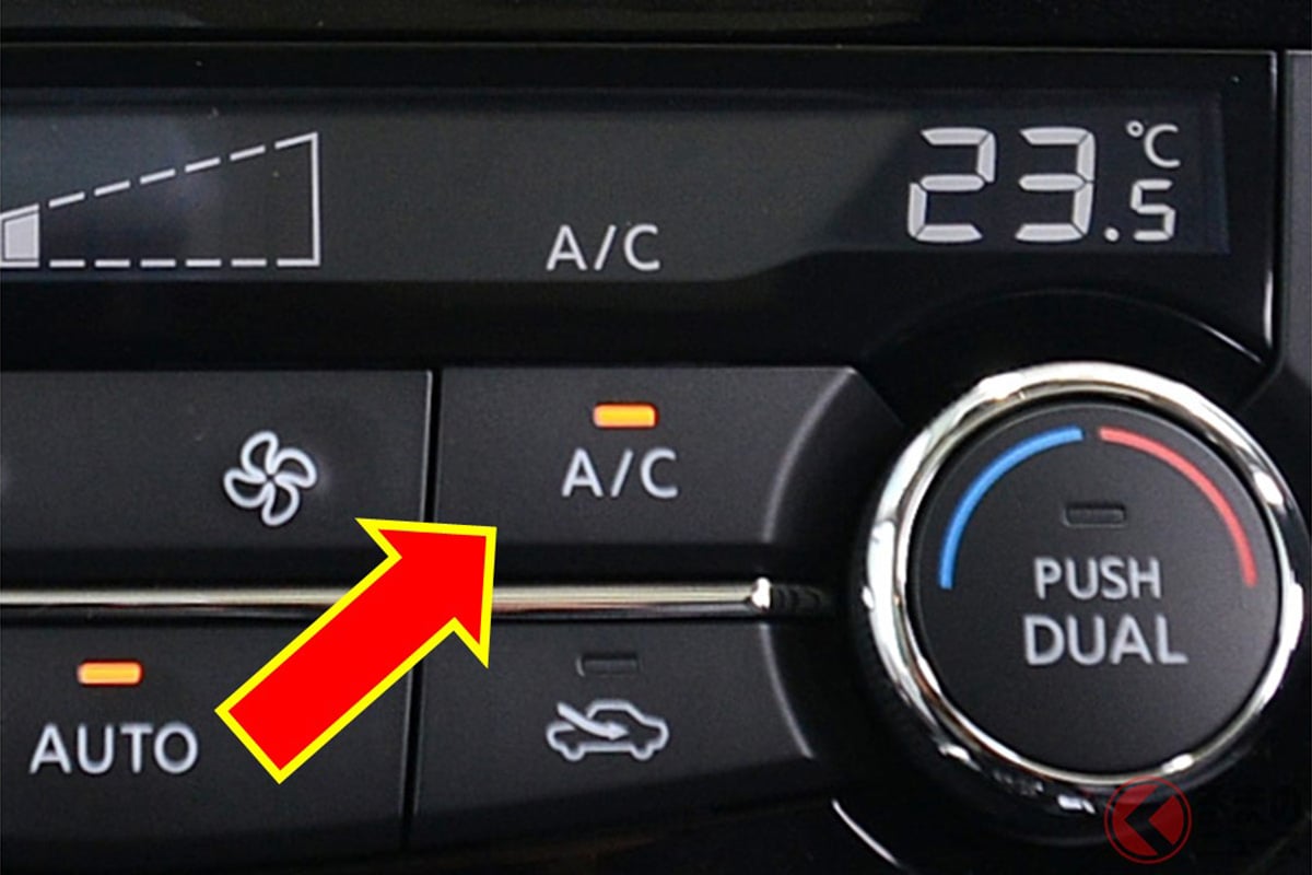 冷房機能を使いたい時に使う「A／Cボタン」だが…冬でも使うことはある？