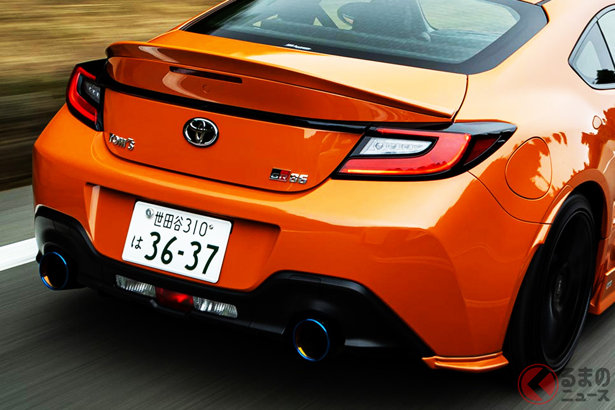 トムスの発表したコンプリートカー「TOM’S GR86 TS」