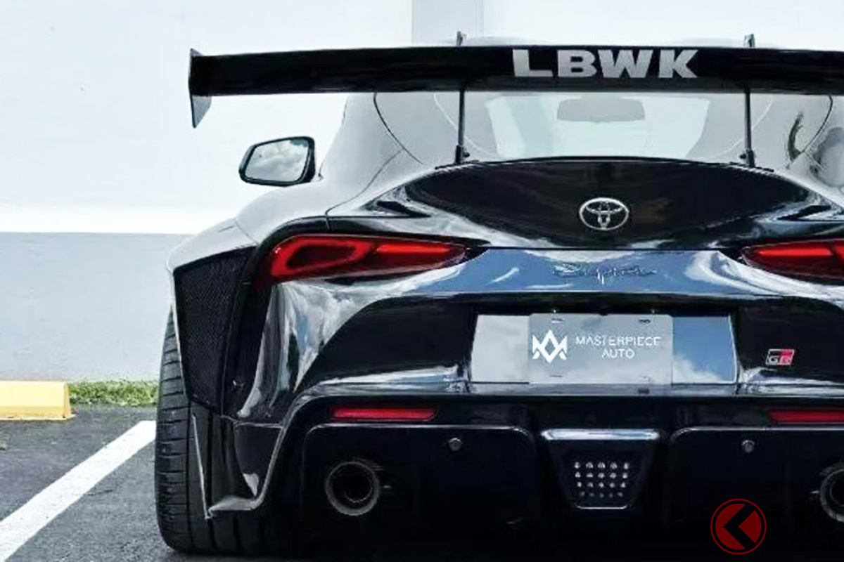 海外で発見されたリバティウォーク仕様の「GRスープラ」Photo:JamesEdition BV/MASTERPIECE AUTO LLC