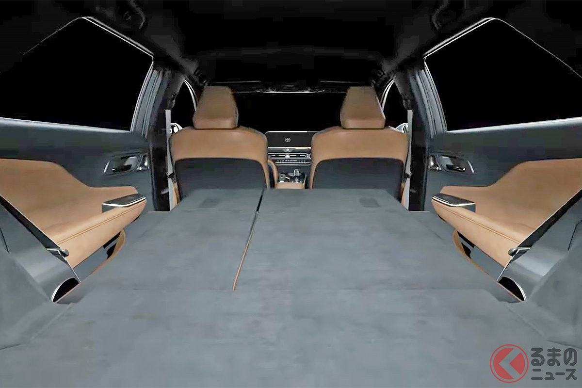 車中泊もできそう!? トヨタ 新型「クラウン エステート」の広大なラゲッジルーム