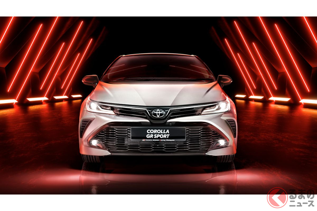 ド迫力エアロがカッコイイ! トヨタ新型「カローラGRスポーツ」