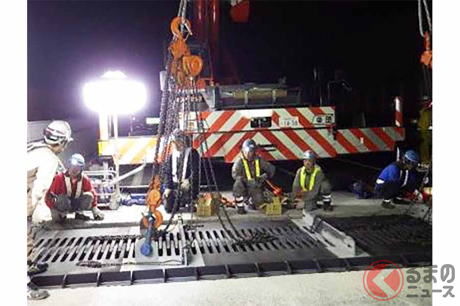 橋梁伸縮装置取替工事のイメージ(画像:NEXCO中日本)