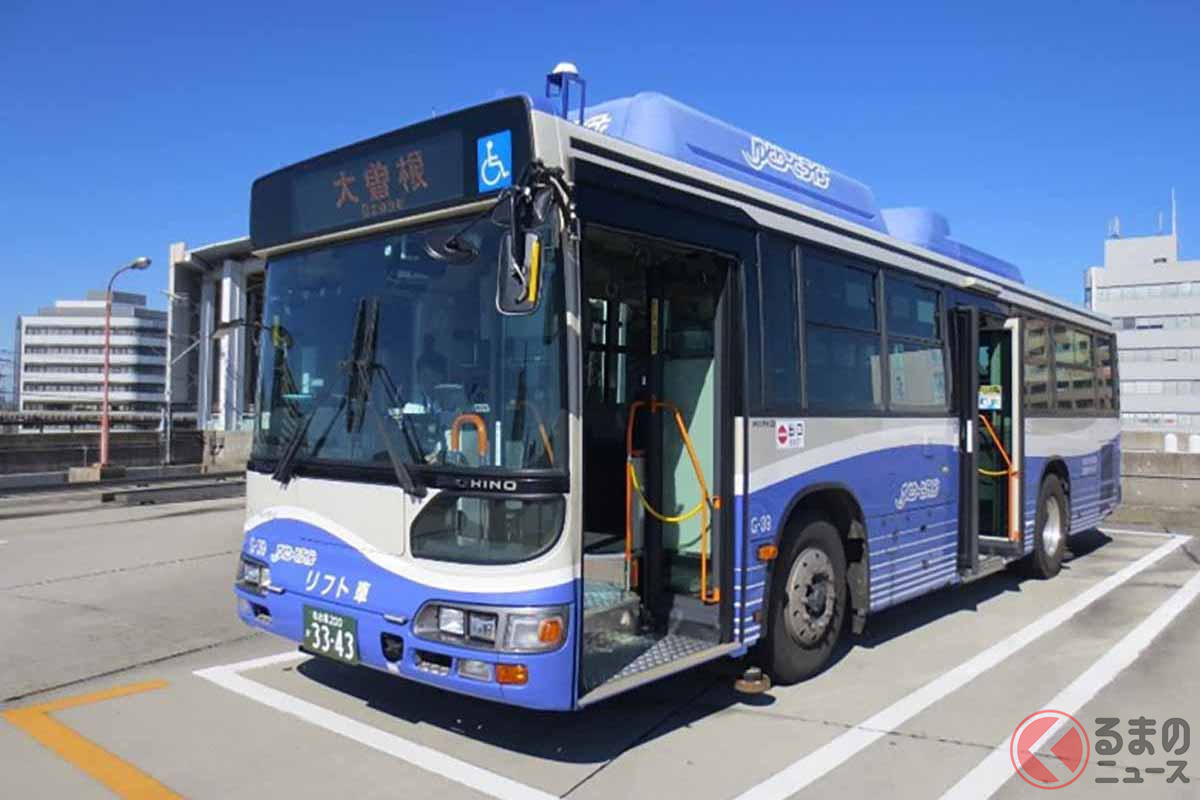 ゆとりーとラインの現在のガイドウェイバス