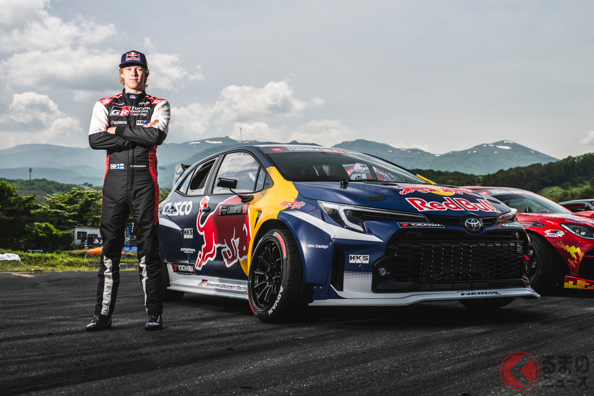 カッレ・ロバンペラ選手とRed Bull GR COROLLA
