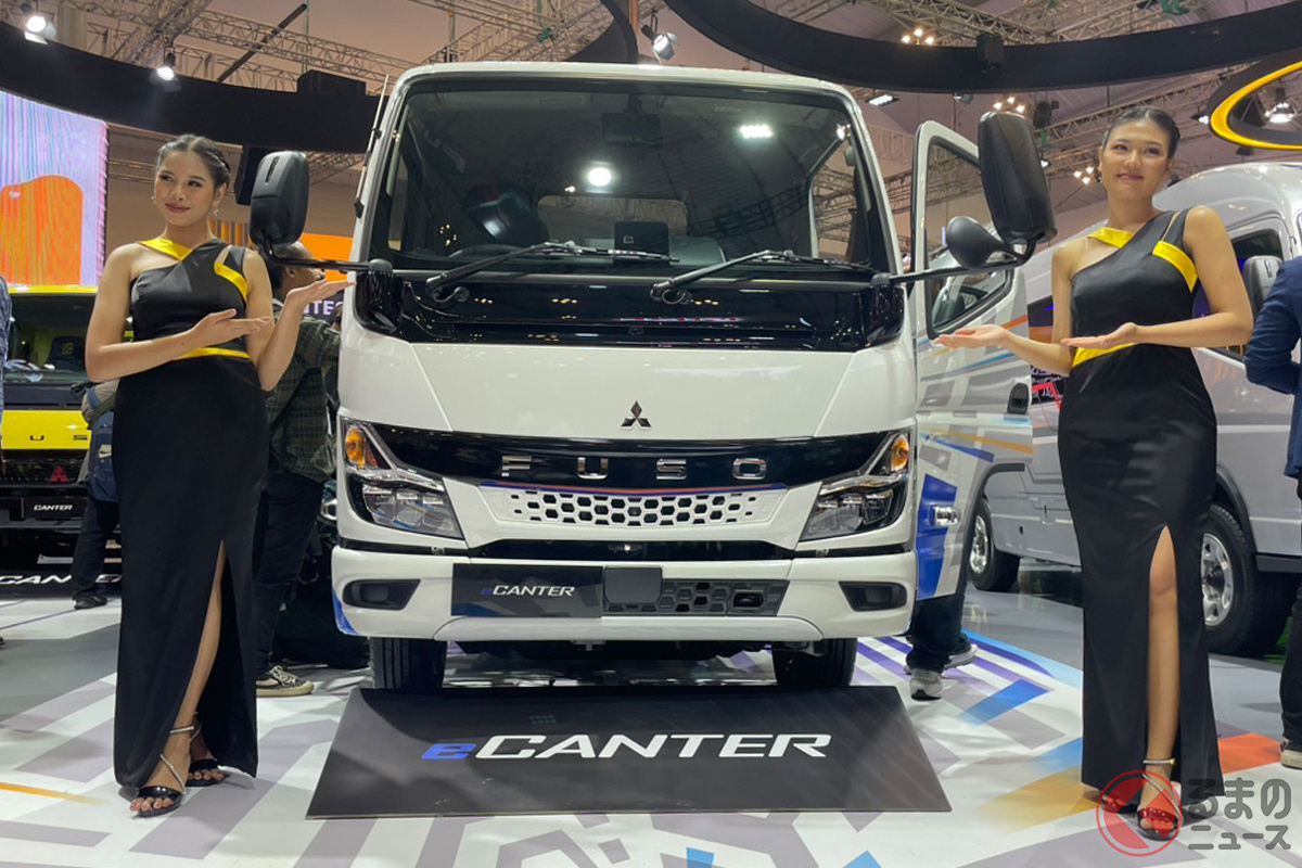 電気小型トラック「eCanter」新型モデルをインドネシア市場で初めて公開