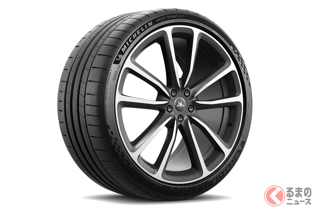 レクサスLC500の特別仕様車EDGEの新車装着タイヤに採用されたミシュランのハイスペック・スポーツタイヤ「パイロット スポーツ S 5」